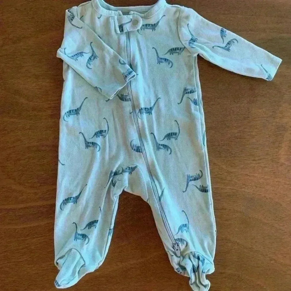 3 MONTHS ~ Carter's Baby Fleece Footed Sleeper Pajamas PJs - Picture 4 of 11
